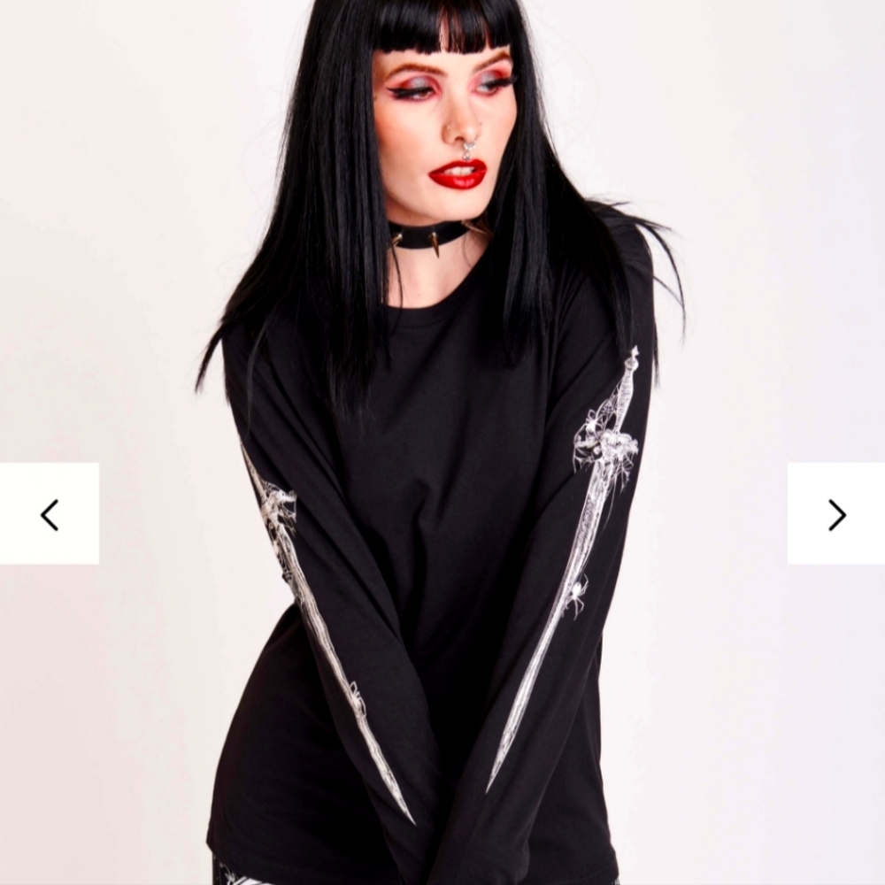 Midnight Hour Dagger Long Sleeve T-Shirt